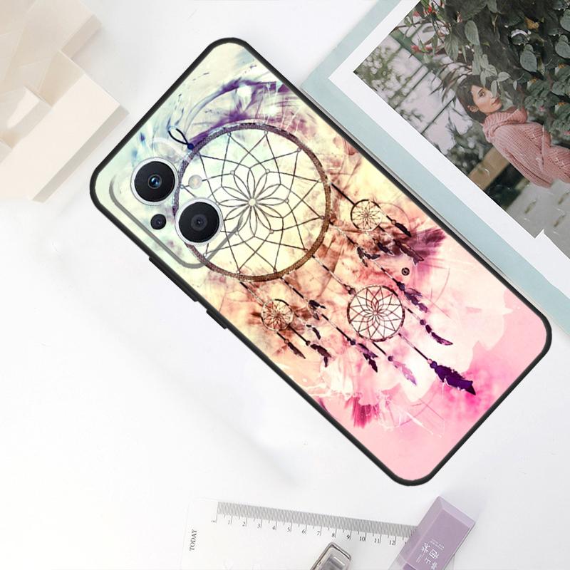 Чехол- Ловец снов для OPPO Reno 10 Pro 11 F 8T 4Z 5Z 4 5 6 7 8 Lite OPPO Find X5 X6 Pro X2 X3 Lite Чехол