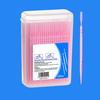 200Pcs/Box Disposable Double-End Toothpick Brush Plastic Interdental Brush Toothpick Dental Plaque Removal