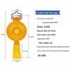 LED Solar Traffic Warning Barrier Light with Flashing Signal for Nighttime Road Construction
