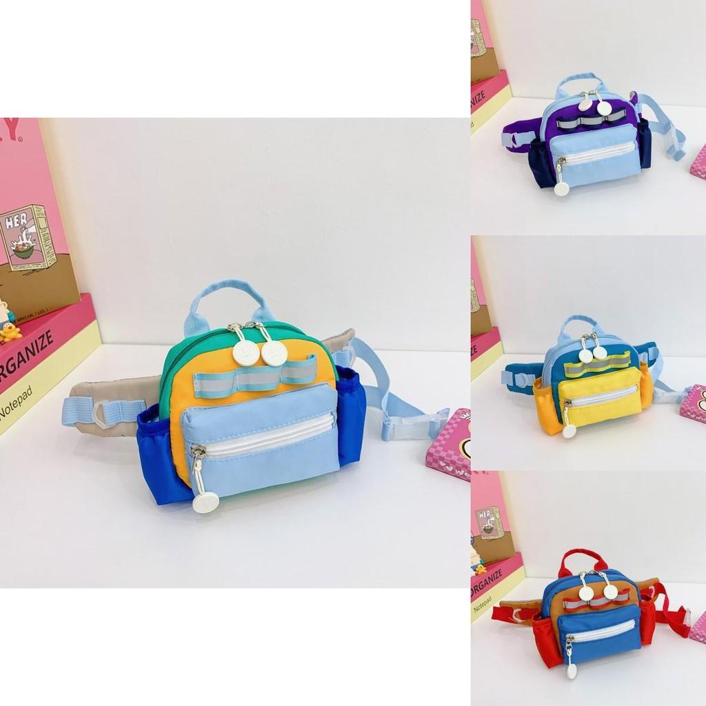 Маленькая детская сумка кроссбоди ярких цветов с практичными функциями снижения нагрузки