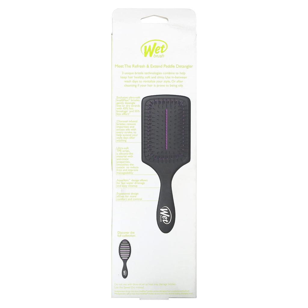Wet Brush Paddle Detangler, Refresh + Extend, 1 Brush