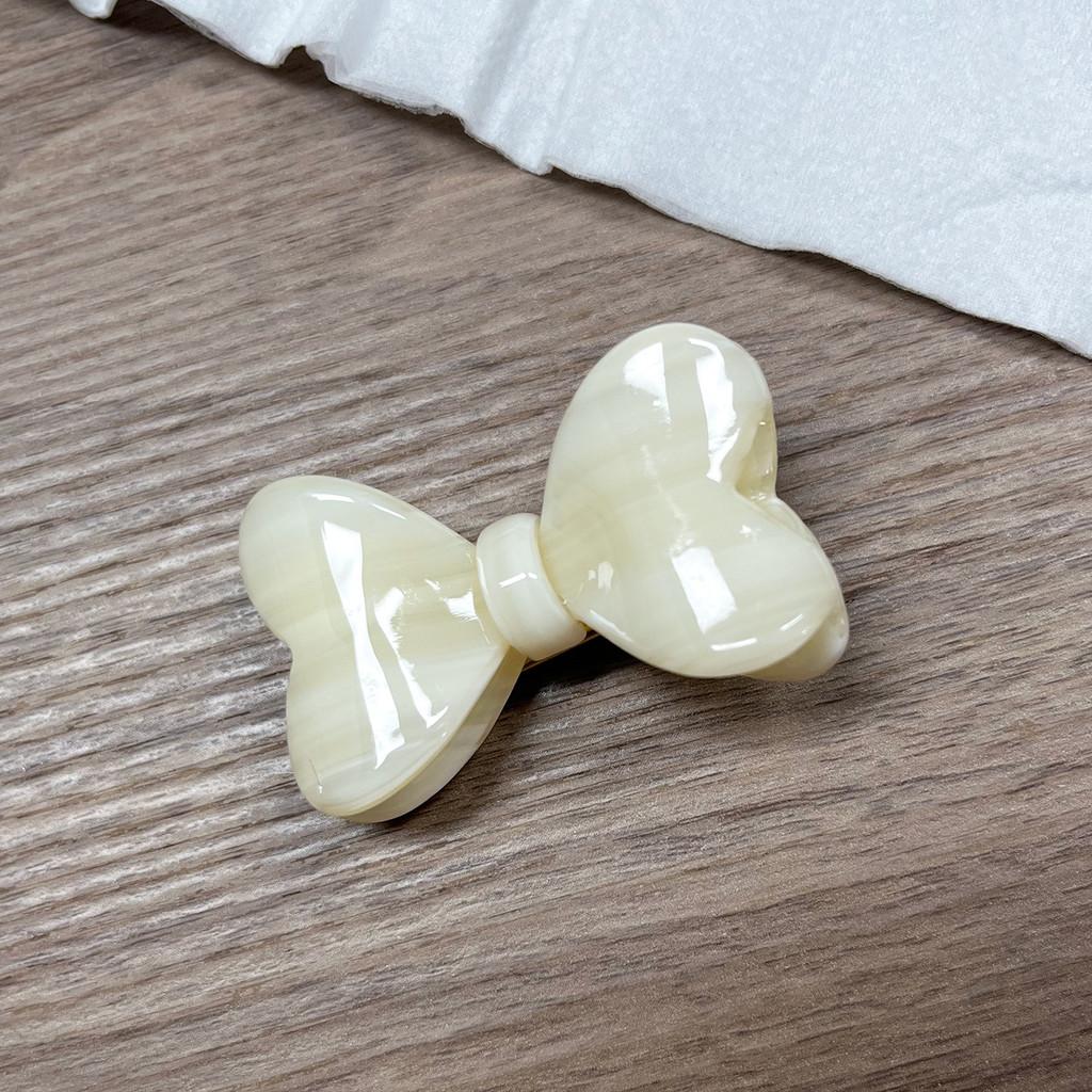 Очаровательная разноцветная заколка для волос с бантом в виде сердца для женщин Стильные и универсальные аксессуары