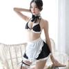 Sexy Lingerie Maid Suit Vacuum Soft Cute Skirt Uniform Sexy Halter Maid Uniform Free Cosplay