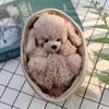 Hedgehog Panda Sleeping Basket Baby Toys Imitation Animal Animals Basket Plush Toys  Pet Doll