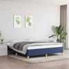 VidaXL Blue Spring Bed Base 160x200 Cm Fabric3120975