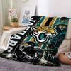 1pc Blanket - Jacksonville Jaguars logo Print Design,Lightweight Blanket for Sofa,Bed- Soft &Warm,Gift for All Seasons