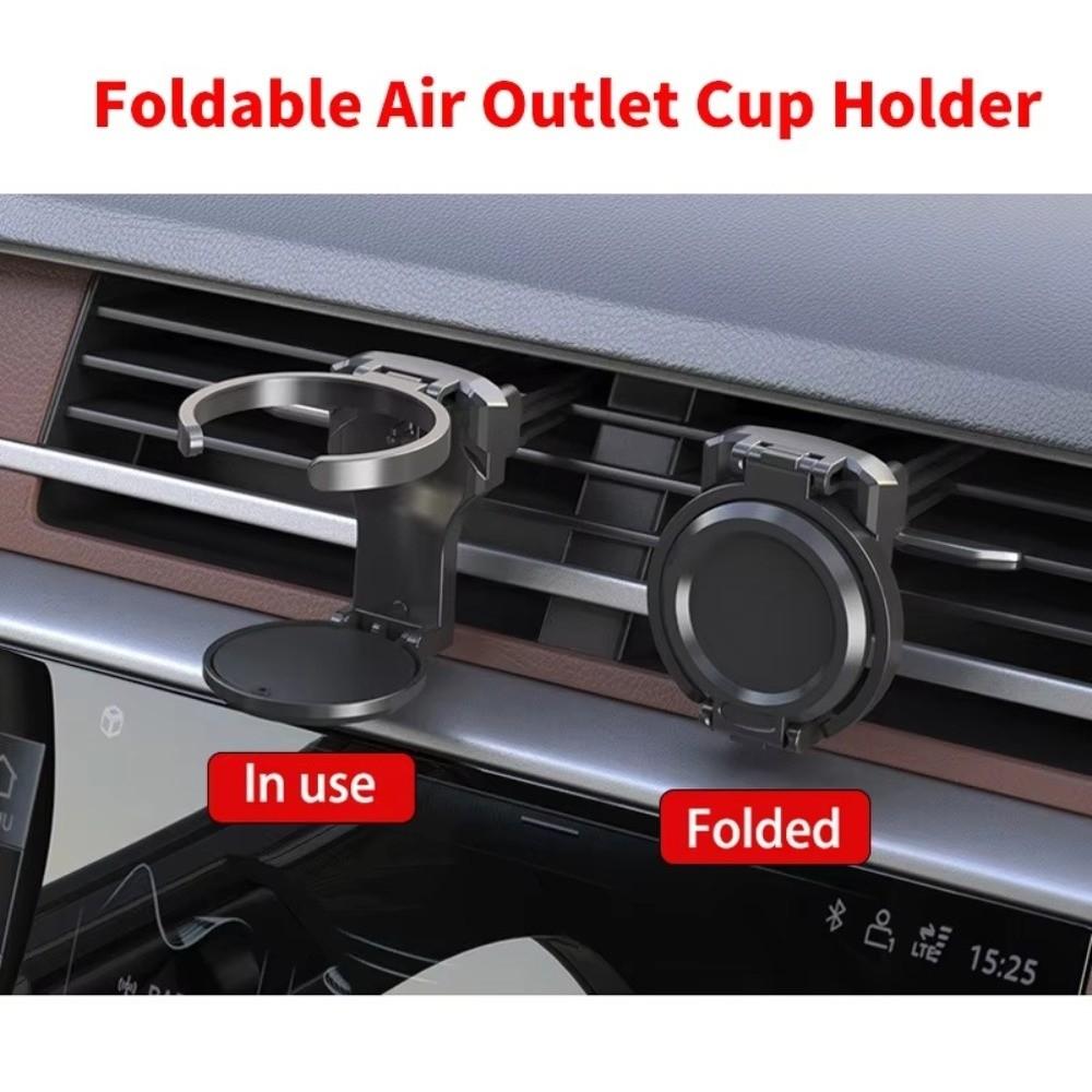 ABS Car Coffee Cup Holder Foldable Beverage Holder New Car Air Drink Cup Holder