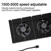 GPU Backplane Radiator Graphics Card Backplate Memory Cooler Heatsink Cooling Fan Panel DIY Gamer Cooler for RTX 3090 3080 3070