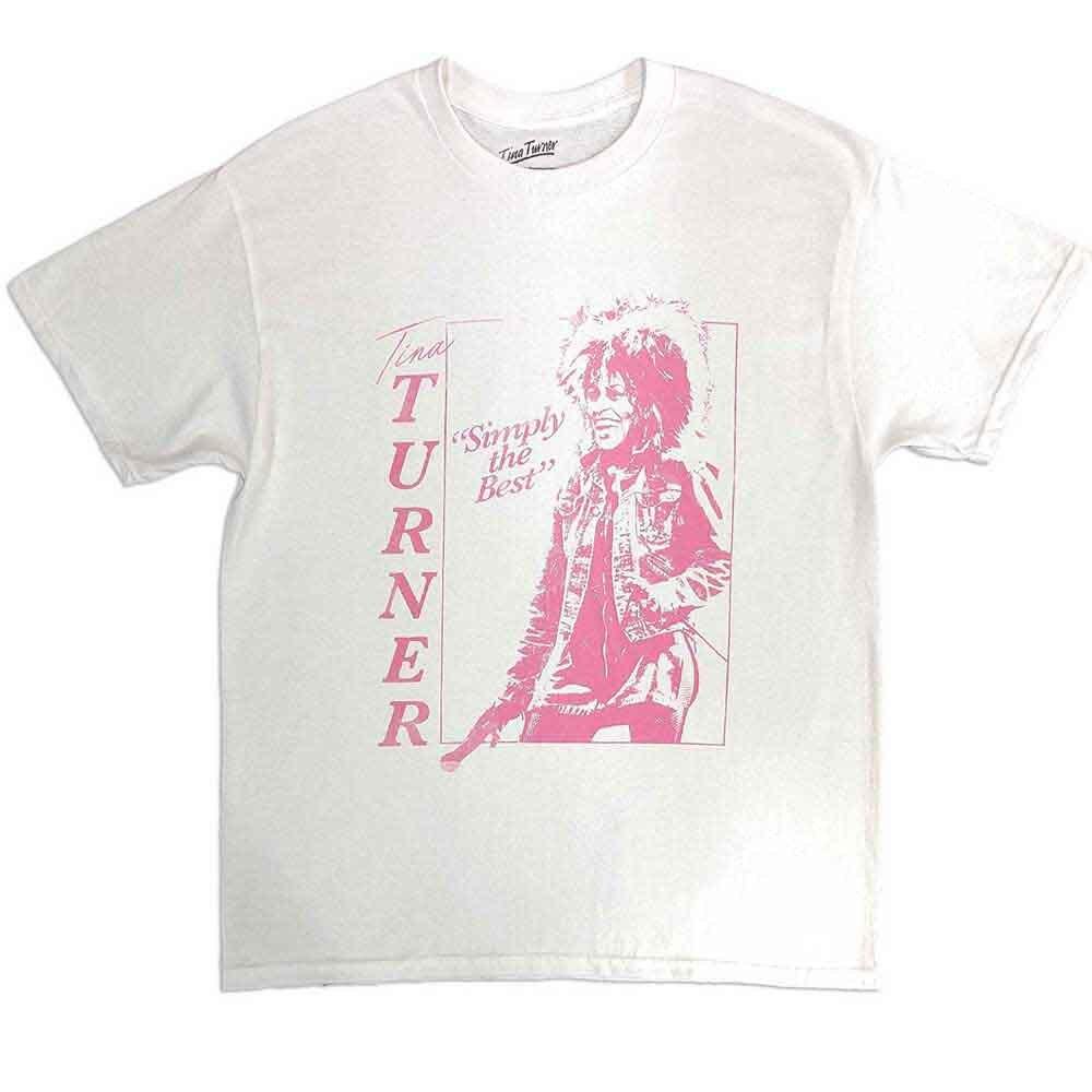 Tina Turner The Best T-Shirt White New