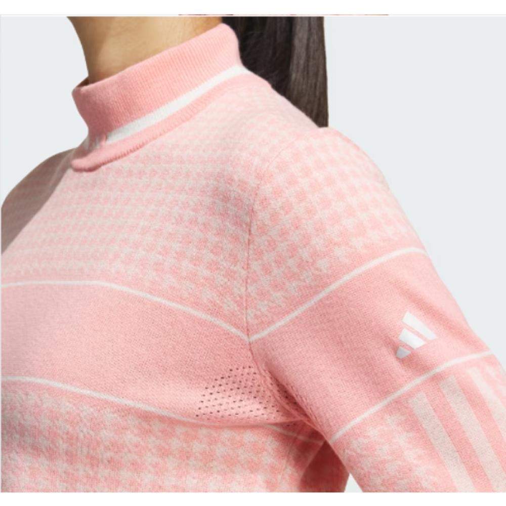 Adidas Golf Primeknit Jacquard Long Sleeve Pullover Sweater Im7273