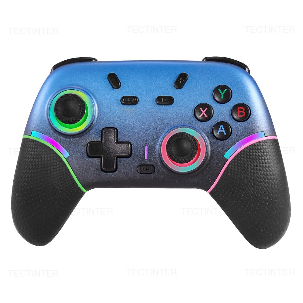 Беспроводной RGB BT Контроллер для Nintendo Switch 1/2/OLED Геймпад для Android Телефона/ПК Джойстик с эффектом Холла с функцией Турбо