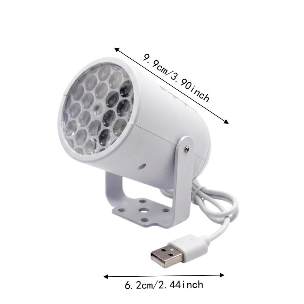 360 Degree Rotating Christmas Projector Light USB Powered Atmosphere Lamp Bedroom