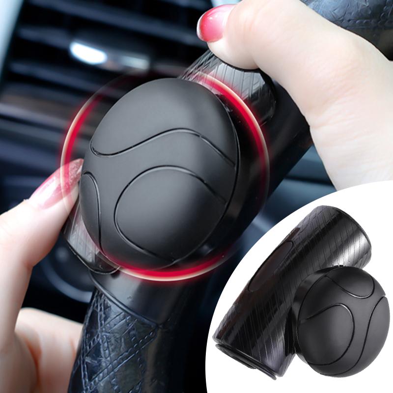 Новый автомобильный усилитель рулевого колеса Snap с вращающимся на 360 градусов металлическим подшипником, шариковый усилитель рулевого управления автомобиля