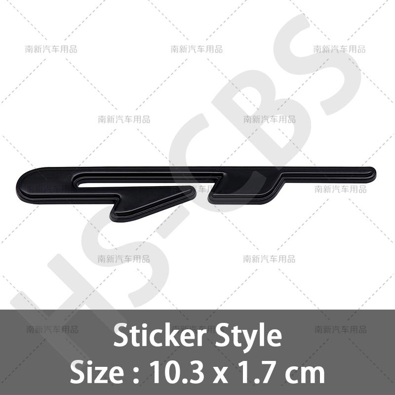 Metal Car Fender Metal Sticker Rear Trunk Badge Emblem For Peugeot GT GTline GT RCZ 406 405 205 3008 206 208 408 508 407 107 307