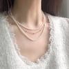 [Luvre Paris] Diello Freshwater Pearl Layered Necklace Na0486