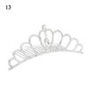 Birthday Present Crystal Party Children's Headwear Rabbit Crown Comb Hairpin