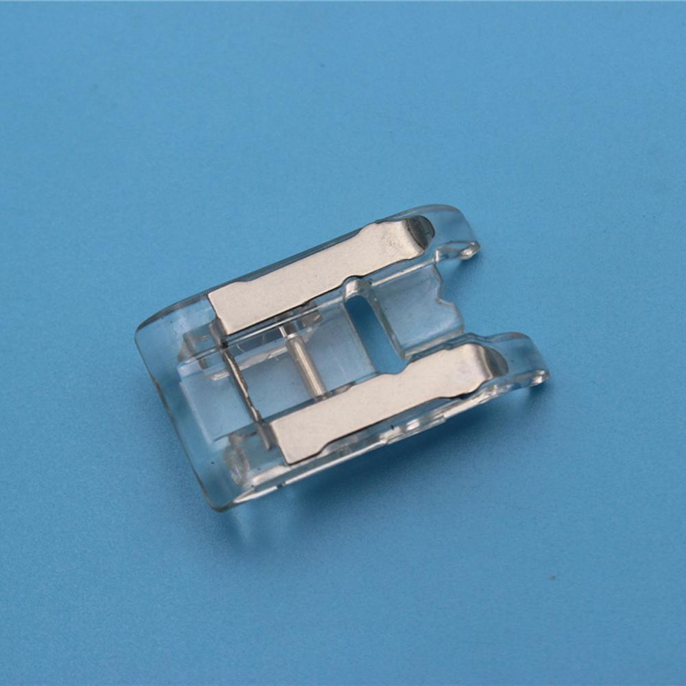 Бытовые многофункциональные швейные принадлежности Прозрачные атласные переплетенные лапки для подгибки Бытовая швейная машинка Лапка Прижимная лапка