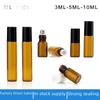 Brown Glass Roller Bottles: 5ml Perfume, 3ml Sample, 10ml Essential Oil