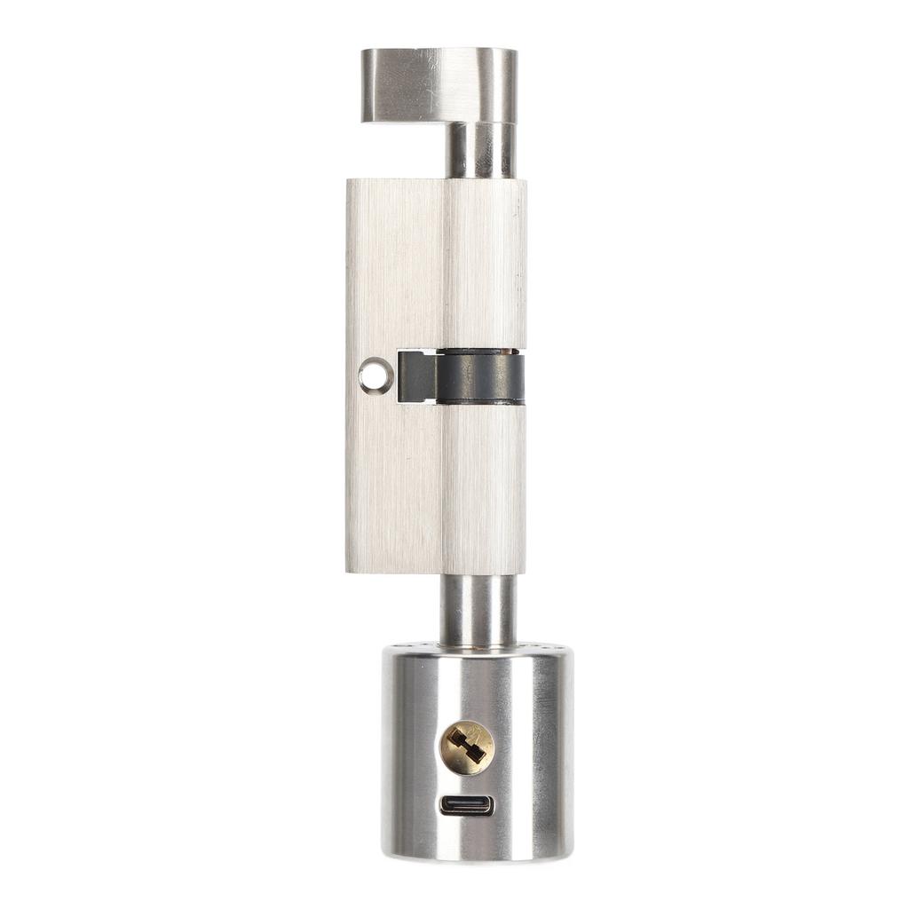 Smart Cylinder Lock Fingerprint Bluetooth Unlocking Keyless Entry Door Cylinder Lock for Security