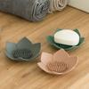 FLAITO Korean-made silicone flower bathroom soap dish