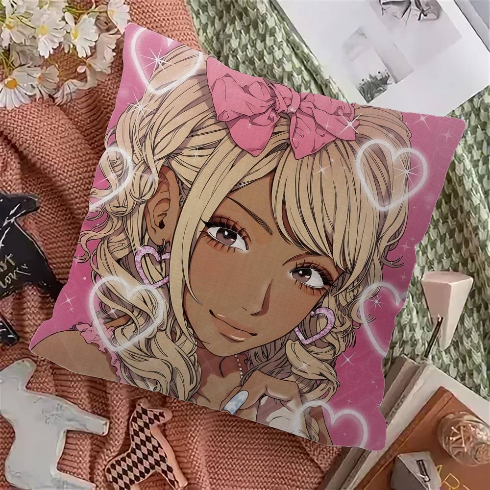 Гяру Субкультура Девушки АНИМЕ Ретро Декоративная Эстетика Комнаты Наволочка Домашний Декор Спальня Диван Кровать Подушка Чехол 45x45