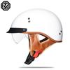 Мотоциклетный шлем ретро немецкий классический мото шлем Casco Moto полушлем DOT сертификация Capacete De Moto с HD козырьками