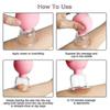 Massage Body Cups Rubber Vacuum Cupping Glasses Face Skin Lifting Body Facial Cupping Therapy Tool - PJ