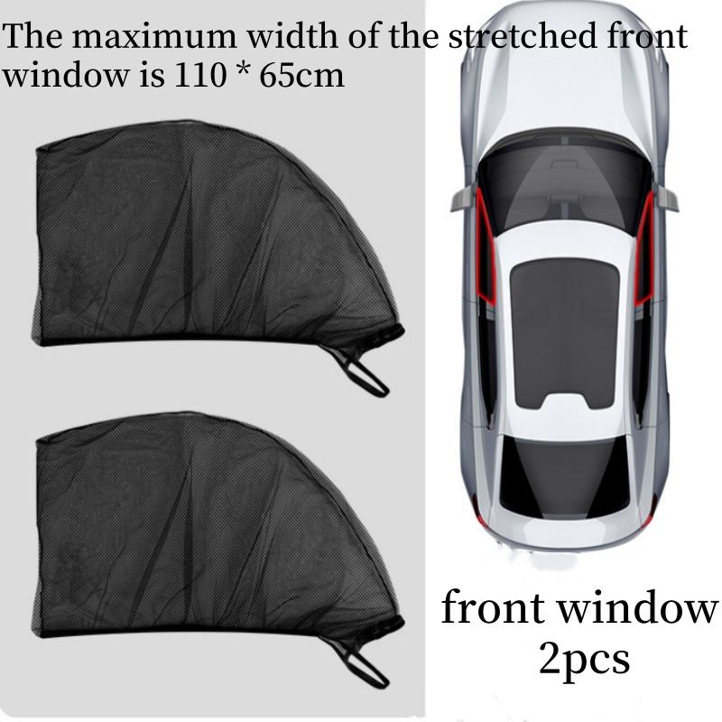4 шт. Универсальные сетчатые шторки от солнца на боковые окна, защита, приватность, москитная сетка, шторы, защита от УФ-лучей, аксессуары для интерьера автомобиля