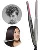 Hair Straightener For Unisex Hair Iron Anti-Scald Portable Straightening Curler for Short Hair 2 In 1 Anti-frizz Beard Straighten Iron