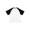 Li-Ning Цветные блоки Открытый Повседневный свитер с круглым вырезом короткий рукав реглан футболка унисекс футболка черный белый YHSU169-1