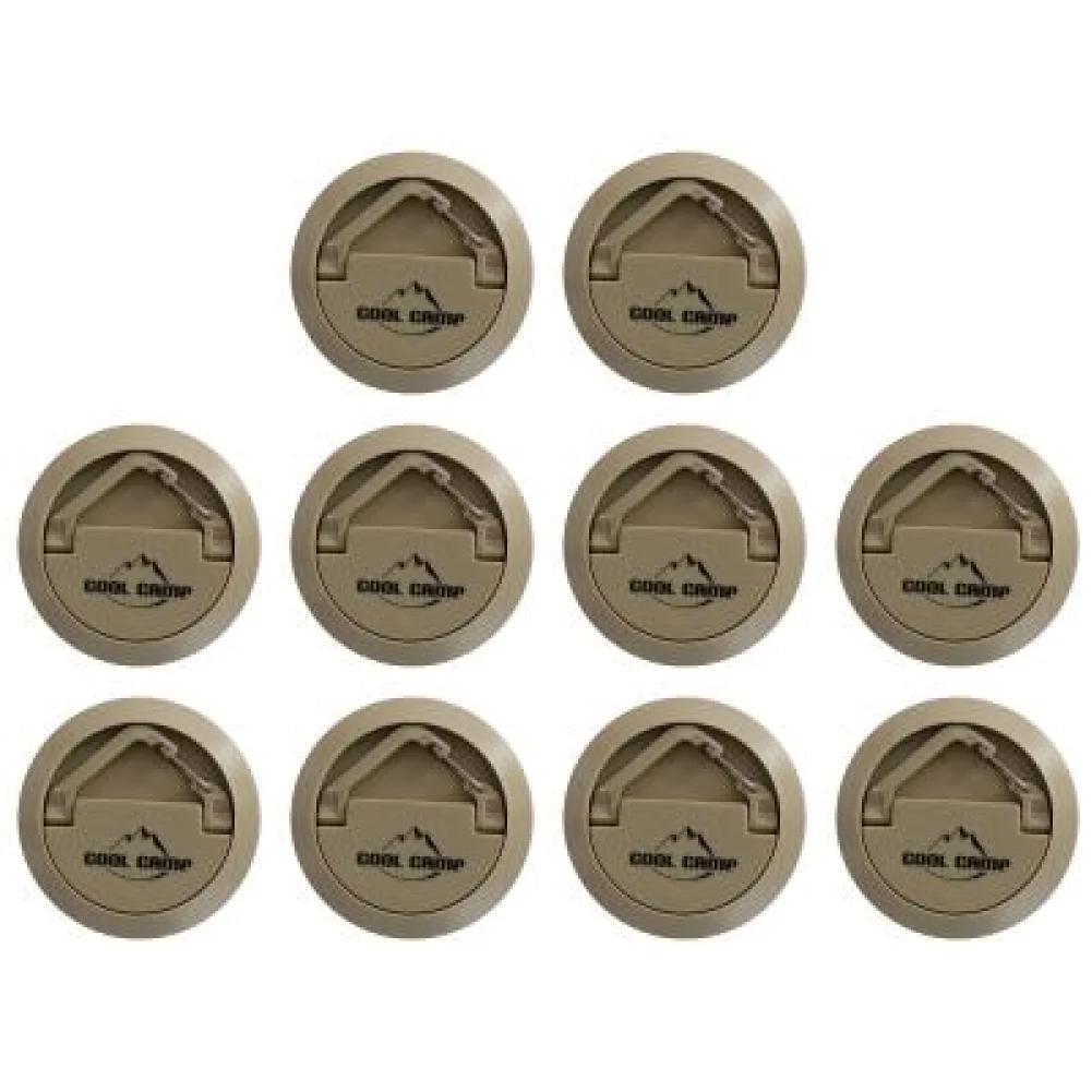 1-10pcs Camping Tent Hook Strong Magnetic Snap Clip Lock Buckle Outdoor Tent Canopy Hanging Buckle Hook Travel Outdoor Tools