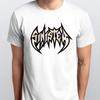 ЗЛОВЕЩАЯ новая ФУТБОЛКА Все размеры S M L XL XXL 3 4 XL цвета черный белый