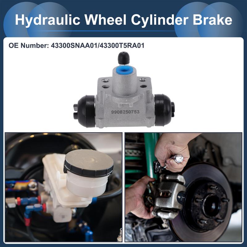 UXCELL Rear Left Rear Right Brake Wheel Cylinder No.43300SNAA01 for Honda Civic 06-15