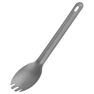 Легкий износостойкий титановый набор столовых приборов для кемпинга на открытом воздухе(Титановая ложка