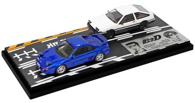 INTERALLIED Набор Initial D Кай Когашира MR2 Такуми Фудзивара Trueno Завершенная модель MODELER'S 1/64 Том 15 (SW20) & (АЕ86)