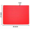 Красная пирамида для выпечки, сковорода, антипригарный силиконовый коврик для барбекю, микроволновая печь, противень для барбекю, инструменты