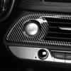 For Genesis G70     Carbon Fiber Style ABS Central Air Condition Outlet Vent Cover Trim Interior Accessories