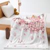 Plum Blossom 2D Digital Printing Thickened Lamb Fleece Crystal Fleece Blanket Blanket