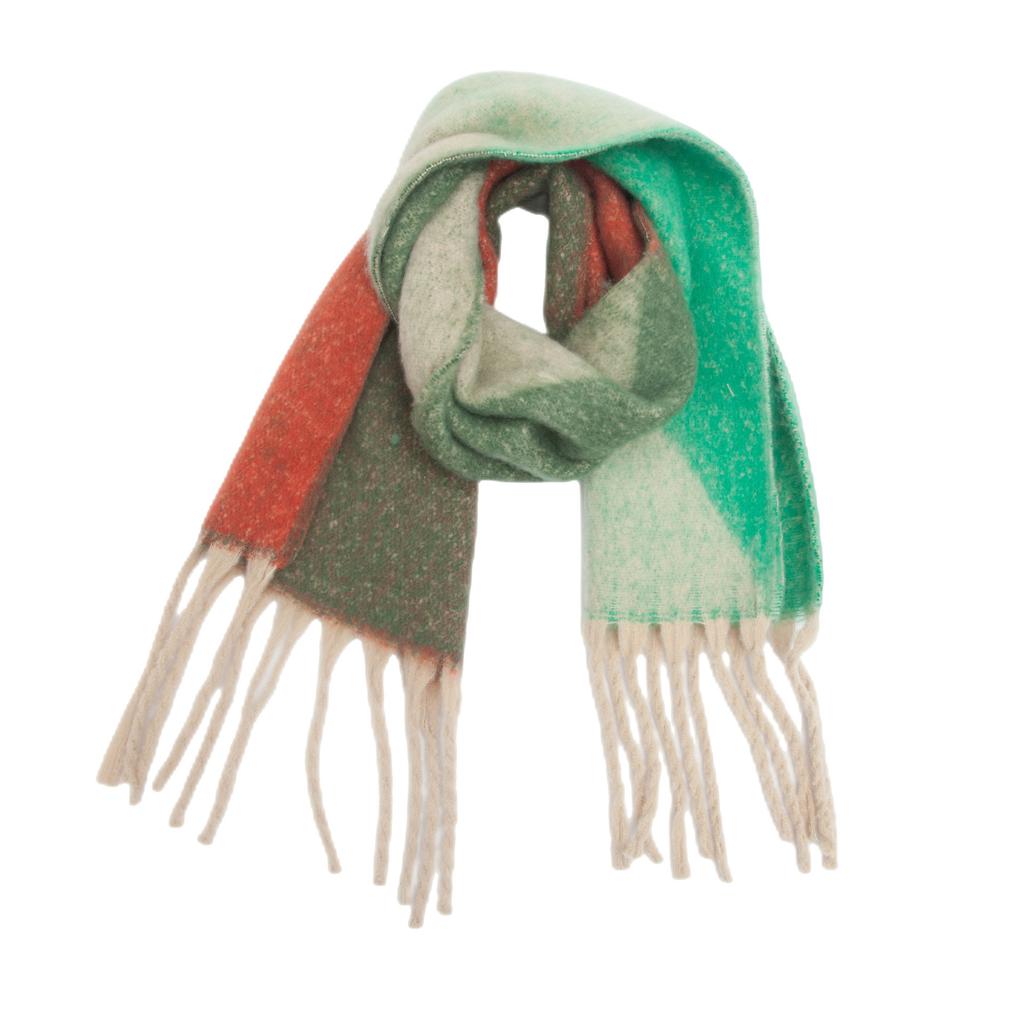 European And American Autumn And Winter New Style Long Tassel Double-Sided Thick Loop Yarn Thick Tassel Scarf Shawl Cape