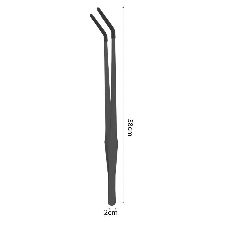 Щипцы для кормления рептилий из нержавеющей стали с резиновыми наконечниками, пинцеты для аквариума, инструменты для чистки аквариума, аксессуары для террариума для змей