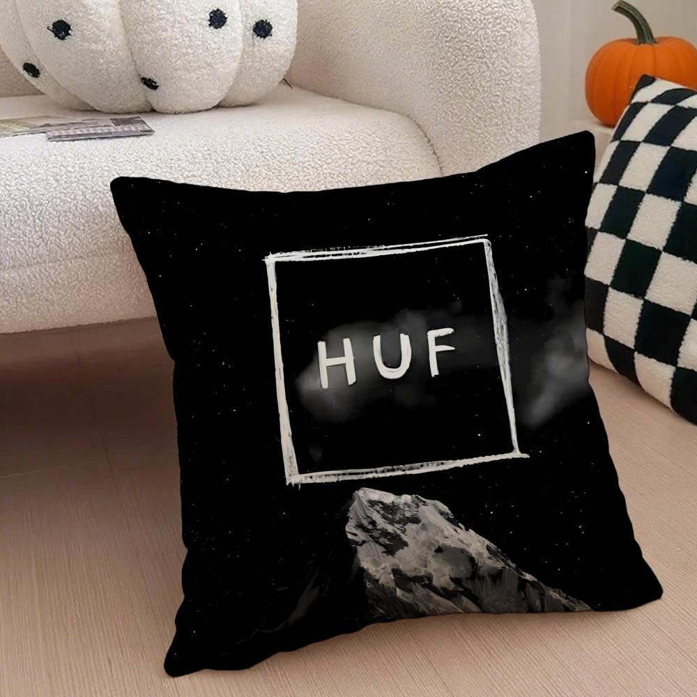 Skate American Fashion Brand HHUF Cushion Cover Throw Pillow Cover Hidden Button Durable Polyester Chair Cushion