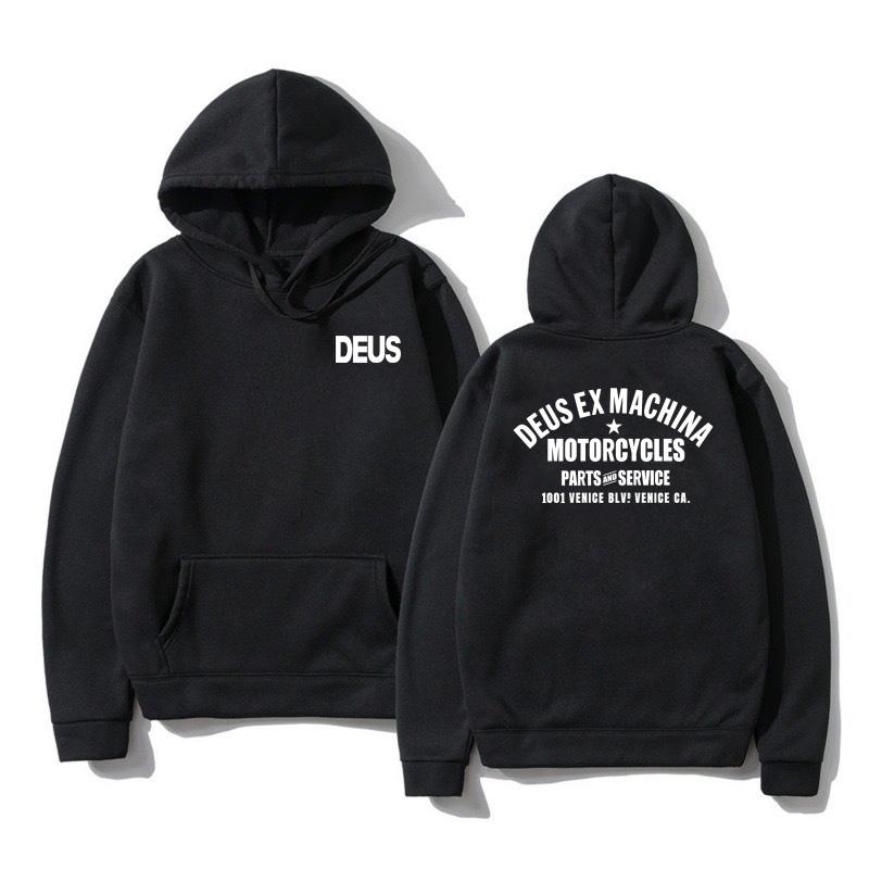 DEUS EX MACHINA Hoodie For Men Women Street Fashion Sweater Popular Hip Hop Sweatshirt Winter Oversized Long Sleeve Streetwear
