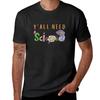 Y'all Need Science_Cute Science Elements Text T-Shirt plus sizes sublime tees summer top mens t shirt graphic