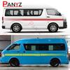 2PCS Racing Car Door Waist Line Side Stripes Stickers For Toyota Hiace 200 Auto Decor Vinyl Film Decals Tuning Accessories