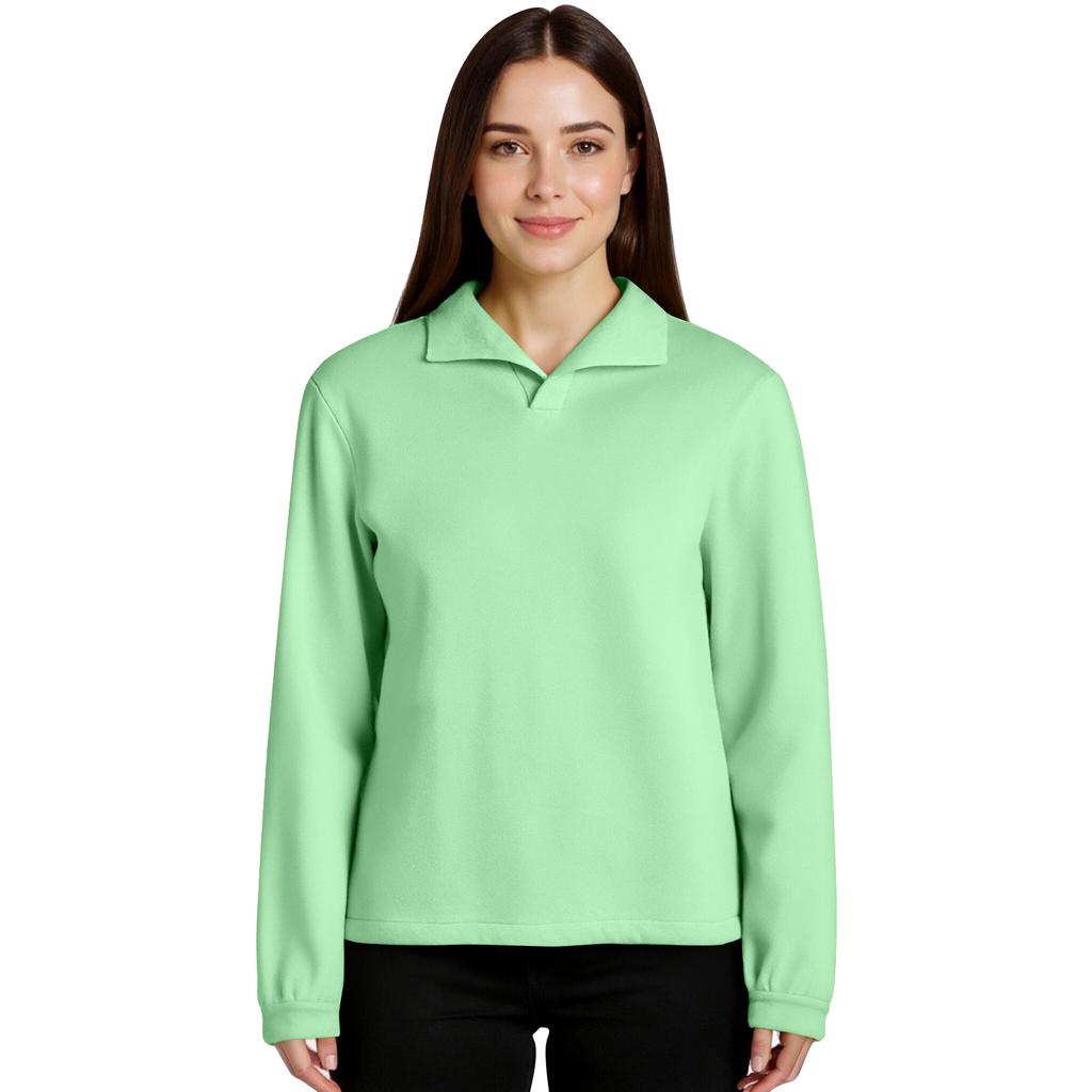 Пуловер с воротником-стойкой, с длинным рукавом, топ, свитшот, унисекс