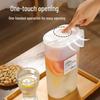 High-Temperature Resistant Cold Water Pitcher - Durable, Drop-Proof, Odor-Free, for Tea, Boiled Water, Juice, Ice, and Refrigerator Use.