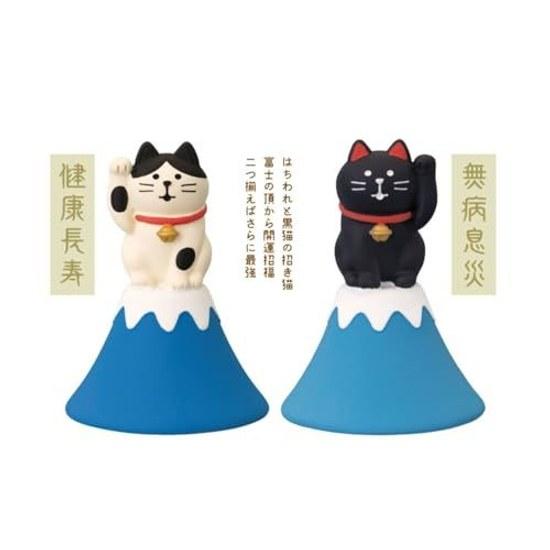 Deco Corporation concombre Mount Fuji beckoning cat Hachiware Size approximately W5 D4.6 H6.8 ZCB-29601