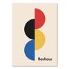 Баухауз геометрический плакат современный 1919 средневековая картина маслом настенная живопись абстрактная картина