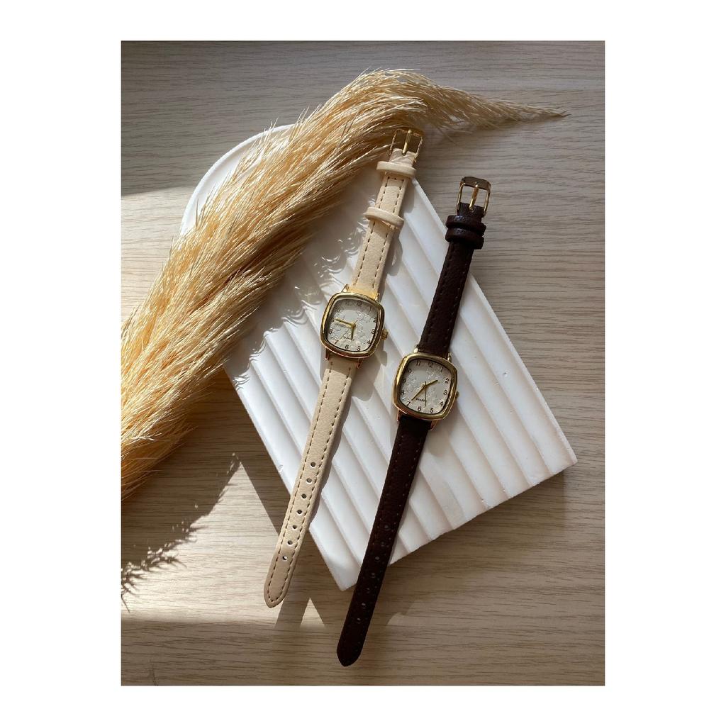 Винтажные женские наручные часы Bs Stilll с кварцевым кожаным ремешком в стиле ретро, ​​1 шт.