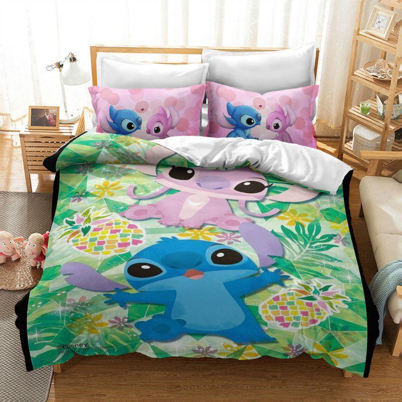 Cozy Lilo Stitch Bedding Set With Stylish Duvet Cover And Pillowcase Design